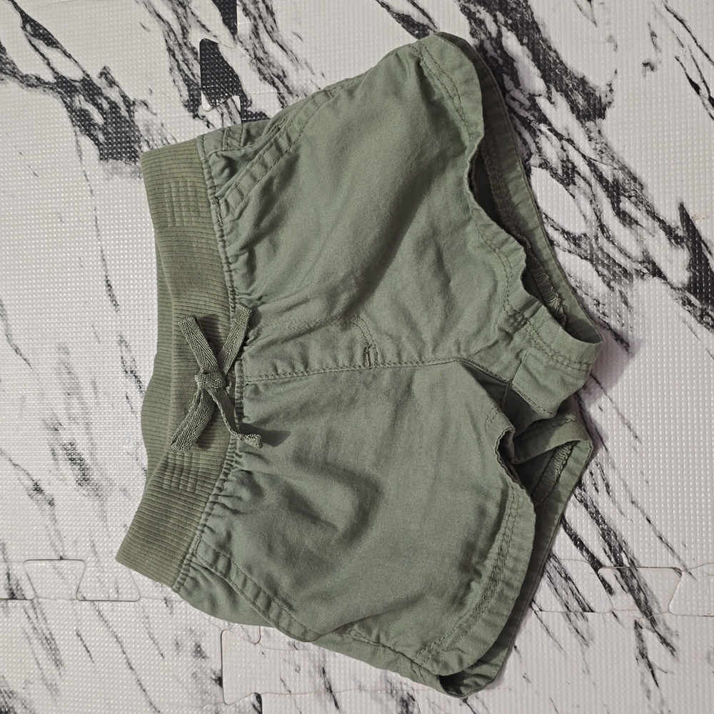 The Children's Place Olive Green Kids Shorts